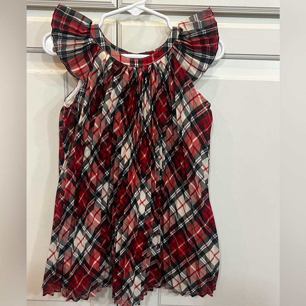 Size 2 Girls Baby Gap Plaid Holiday Christmas Dress